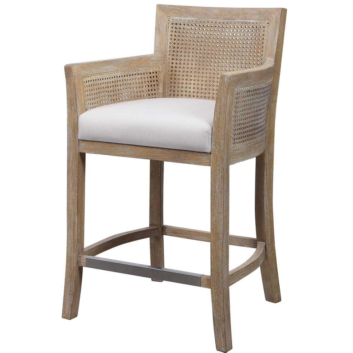 Encore Counter Stool, Natural - sleek stools for kitchen bars | Image 8 | InSTYLE Home & Rugs