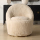 Crue Swivel Chair, Sheepskin