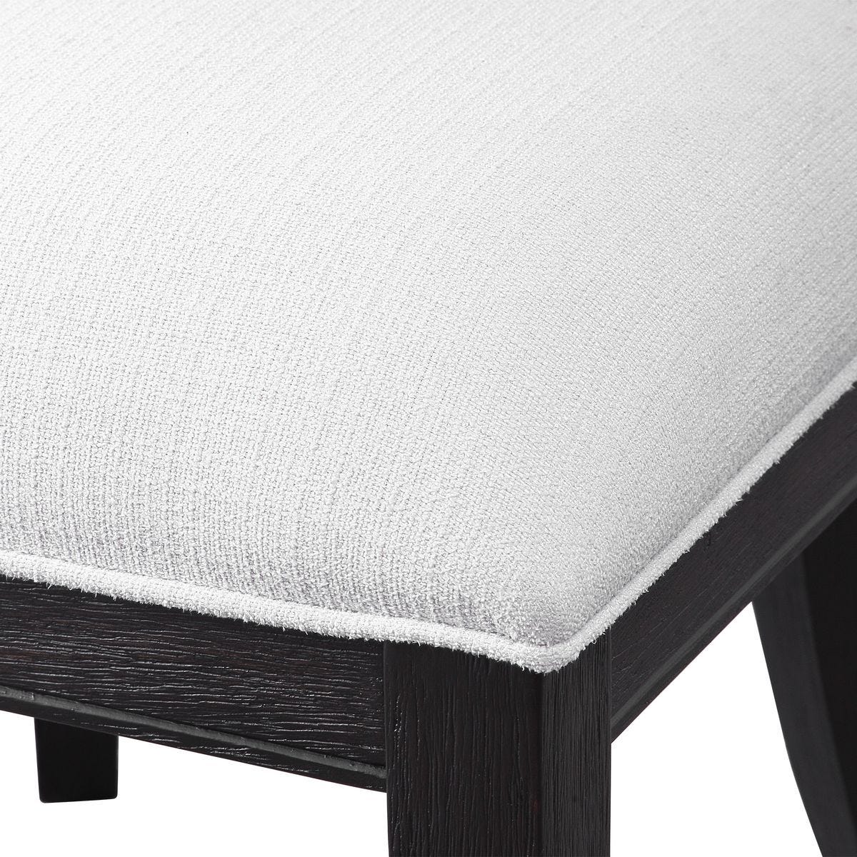 Idris Armless Chair, Charcoal - comfortable seating for dining and office spaces | Image 6 | InSTYLE Home & Rugs