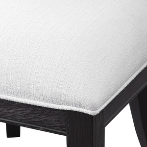 Idris Armless Chair, Charcoal - comfortable seating for dining and office spaces | Image 6 | InSTYLE Home & Rugs