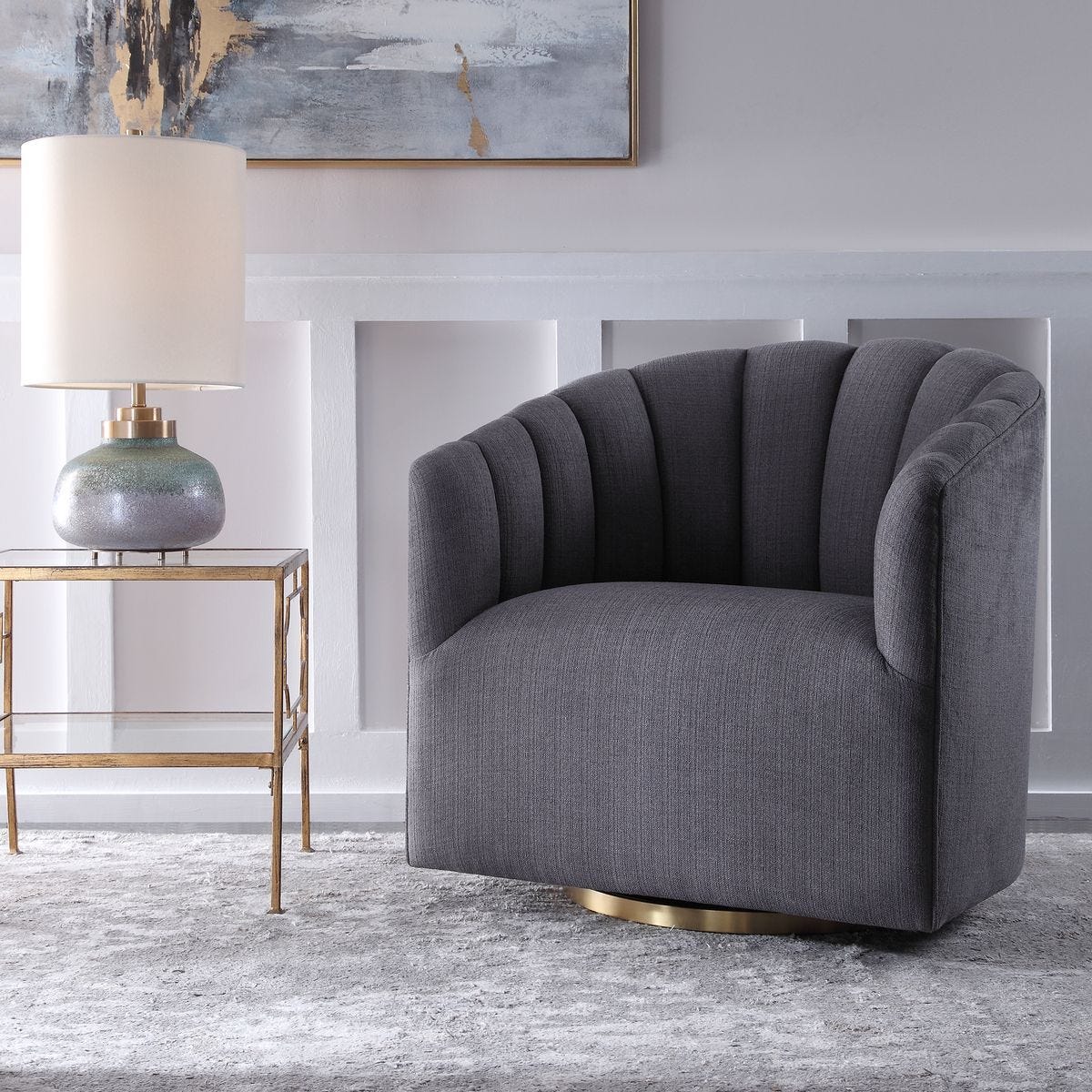 Cuthbert Swivel Chair - variety of styles from classic to contemporary | Image 7 | InSTYLE Home & Rugs