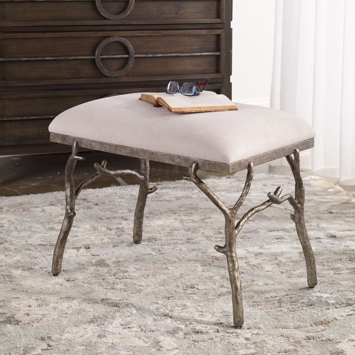 Lismore Small Bench - durable bench with modern style | Image 4 | InSTYLE Home & Rugs