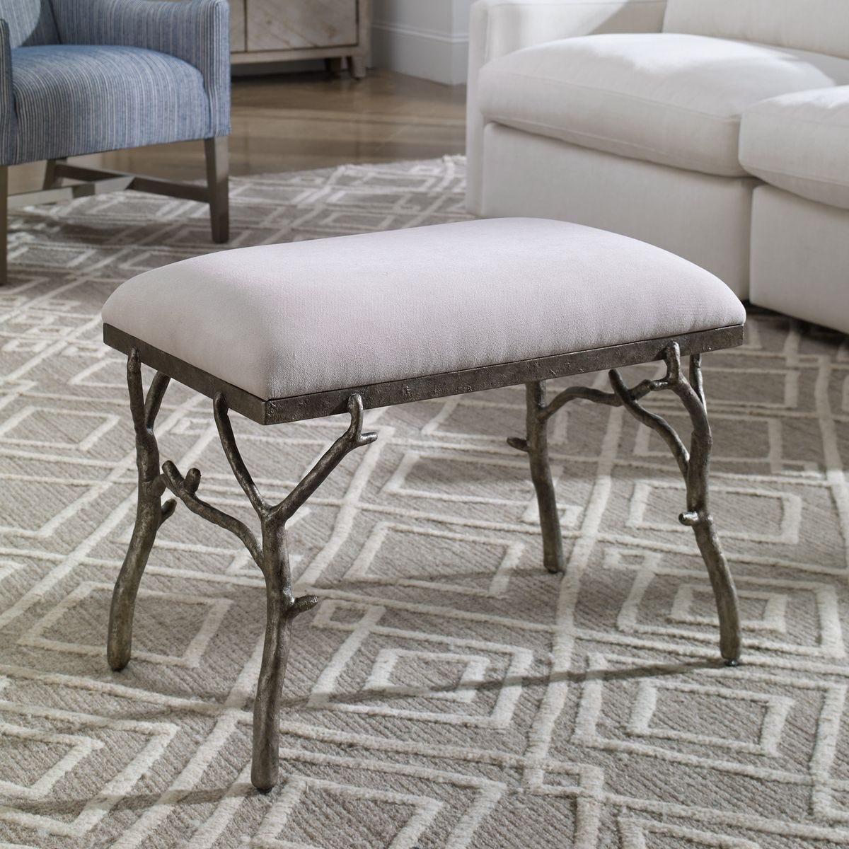 Lismore Small Bench - durable bench with modern style | Image 1 | InSTYLE Home & Rugs
