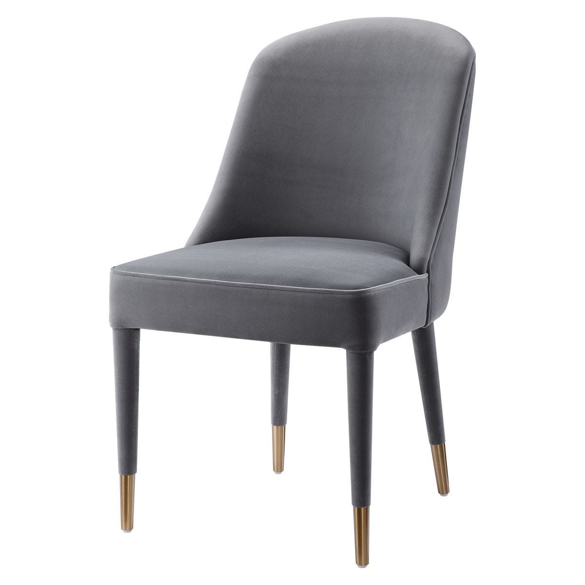 Brie Armless Chair, Gray, 2 Per Box, Priced Each - durable construction for long-lasting use | Image 3 | InSTYLE Home & Rugs