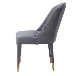 Brie Armless Chair, Gray, 2 Per Box, Priced Each - durable construction for long-lasting use | Image 4 | InSTYLE Home & Rugs