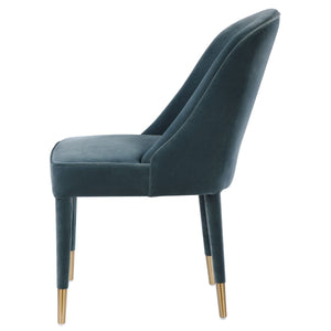 Brie Armless Chair, Blue, 2 Per Box, Priced Each - durable construction for long-lasting use | Image 4 | InSTYLE Home & Rugs