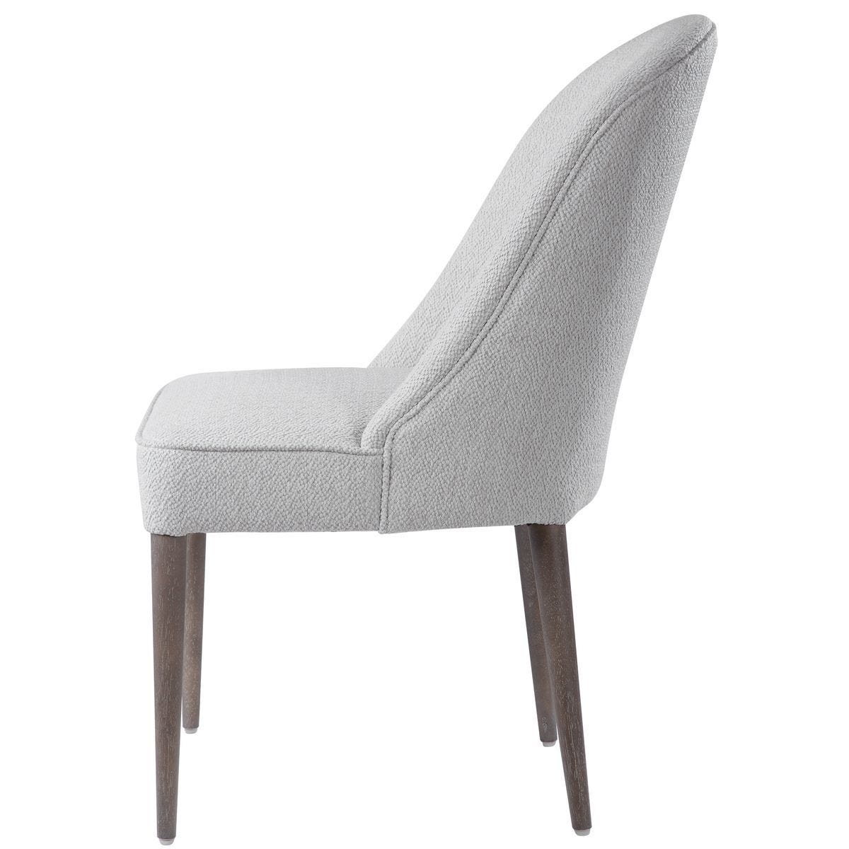 Brie Armless Chair, White, 2 Per Box, Priced Each - durable construction for long-lasting use | Image 5 | InSTYLE Home & Rugs