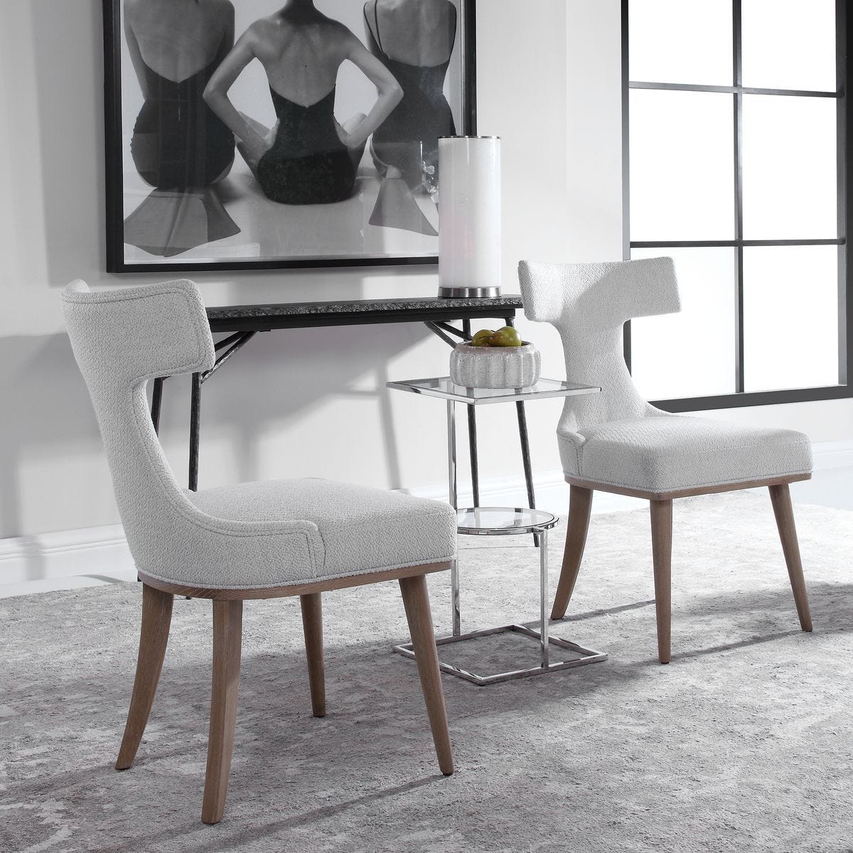 Klismos Accent Chair, 2 Per Box, Priced Each - modern accent chair with comfortable cushioning and sleek design | Image 7 | InSTYLE Home & Rugs