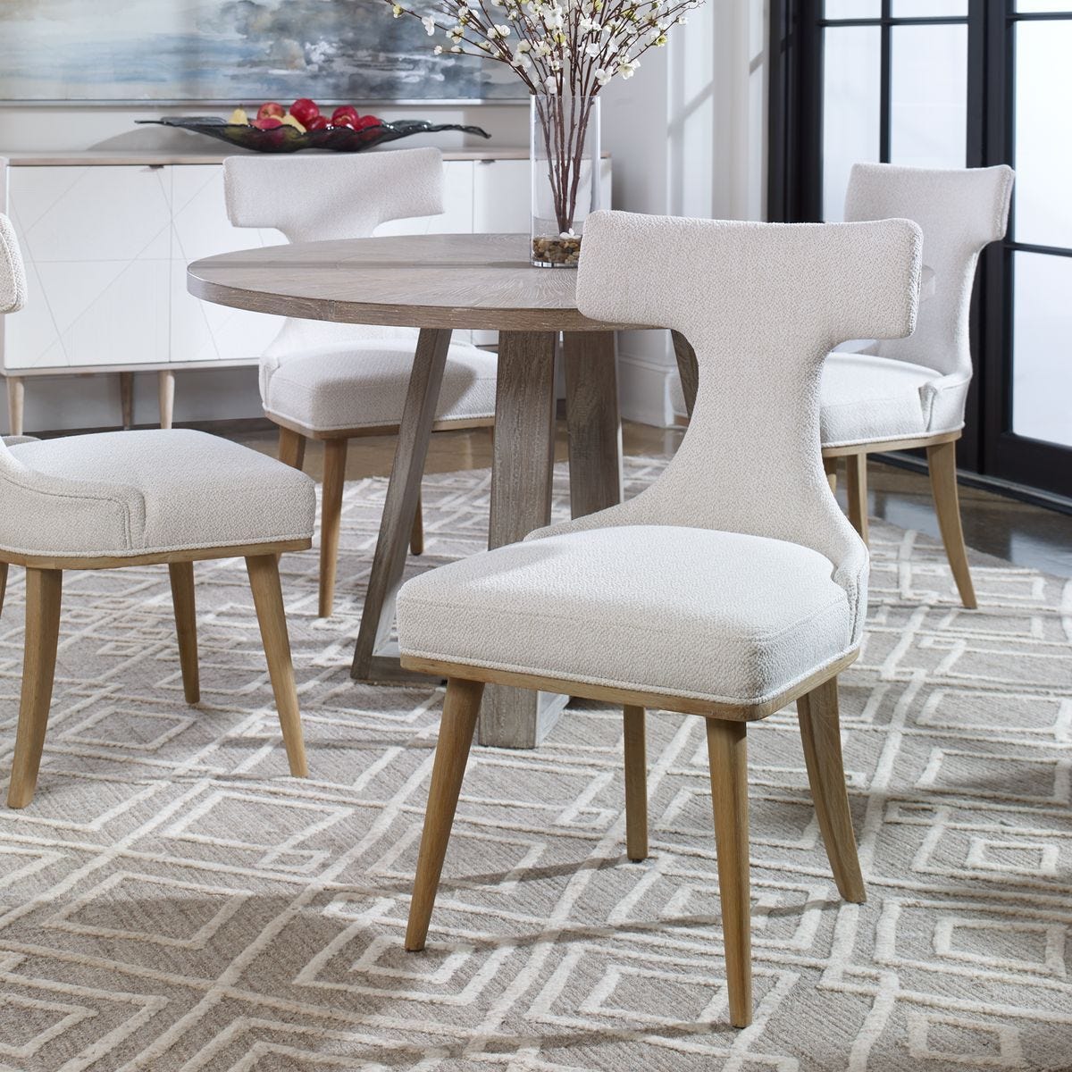 Klismos Accent Chair, 2 Per Box, Priced Each - modern accent chair with comfortable cushioning and sleek design | Image 1 | InSTYLE Home & Rugs
