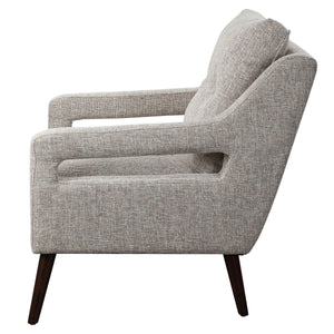 O'Brien Armchair, Stone - cozy armchair for reading and relaxation | Image 3 | InSTYLE Home & Rugs