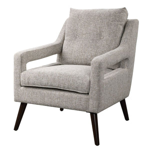 O'Brien Armchair, Stone - cozy armchair for reading and relaxation | Image 7 | InSTYLE Home & Rugs
