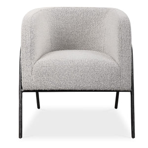 Jacobsen Accent Chair, Gray - modern accent chair with comfortable cushioning and sleek design | Image 2 | InSTYLE Home & Rugs
