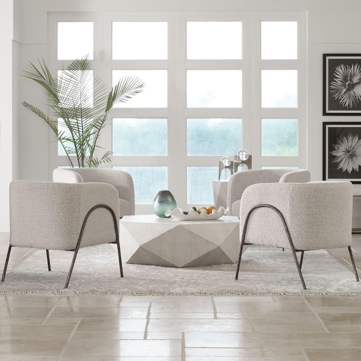 Jacobsen Accent Chair, Gray - modern accent chair with comfortable cushioning and sleek design | Image 3 | InSTYLE Home & Rugs