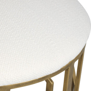 Trellis Accent Stool - compact and stylish design | Image 3 | InSTYLE Home & Rugs