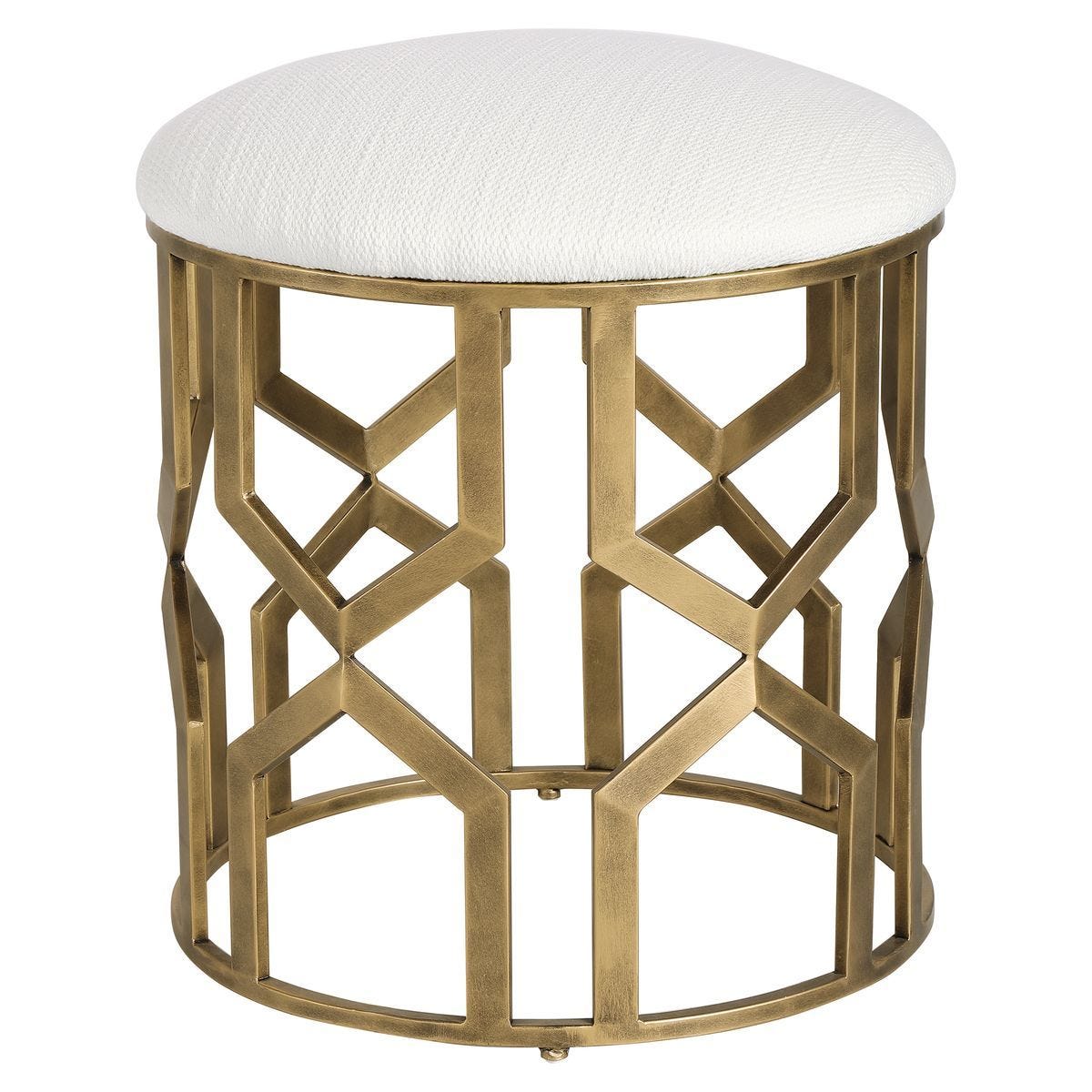 Trellis Accent Stool - compact and stylish design | Image 4 | InSTYLE Home & Rugs