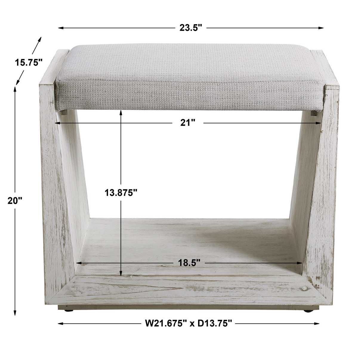 Cabana Small Bench - stylish bench for any space | Image 7 | InSTYLE Home & Rugs