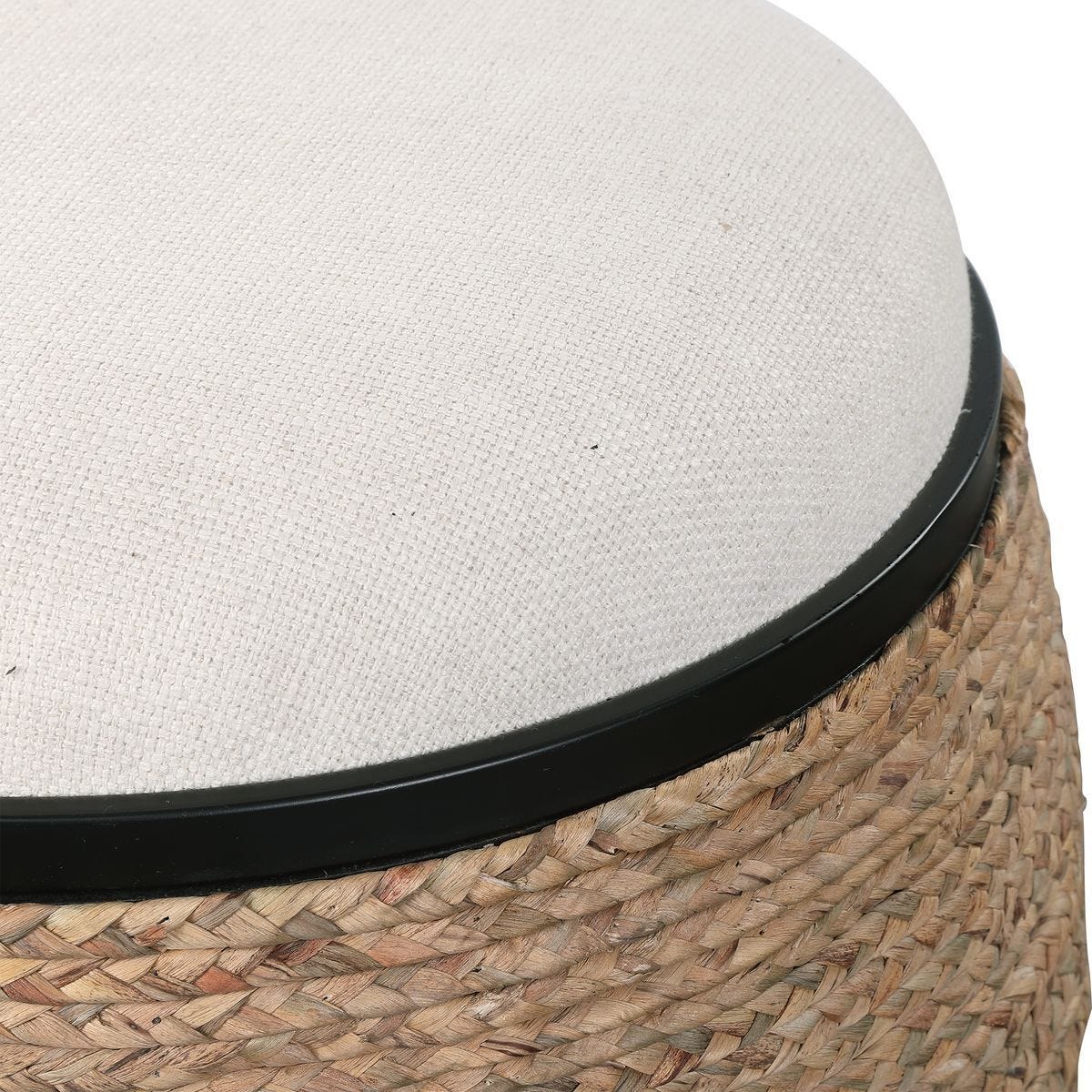 Island Ottoman, Small Round - compact and stylish design | Image 4 | InSTYLE Home & Rugs