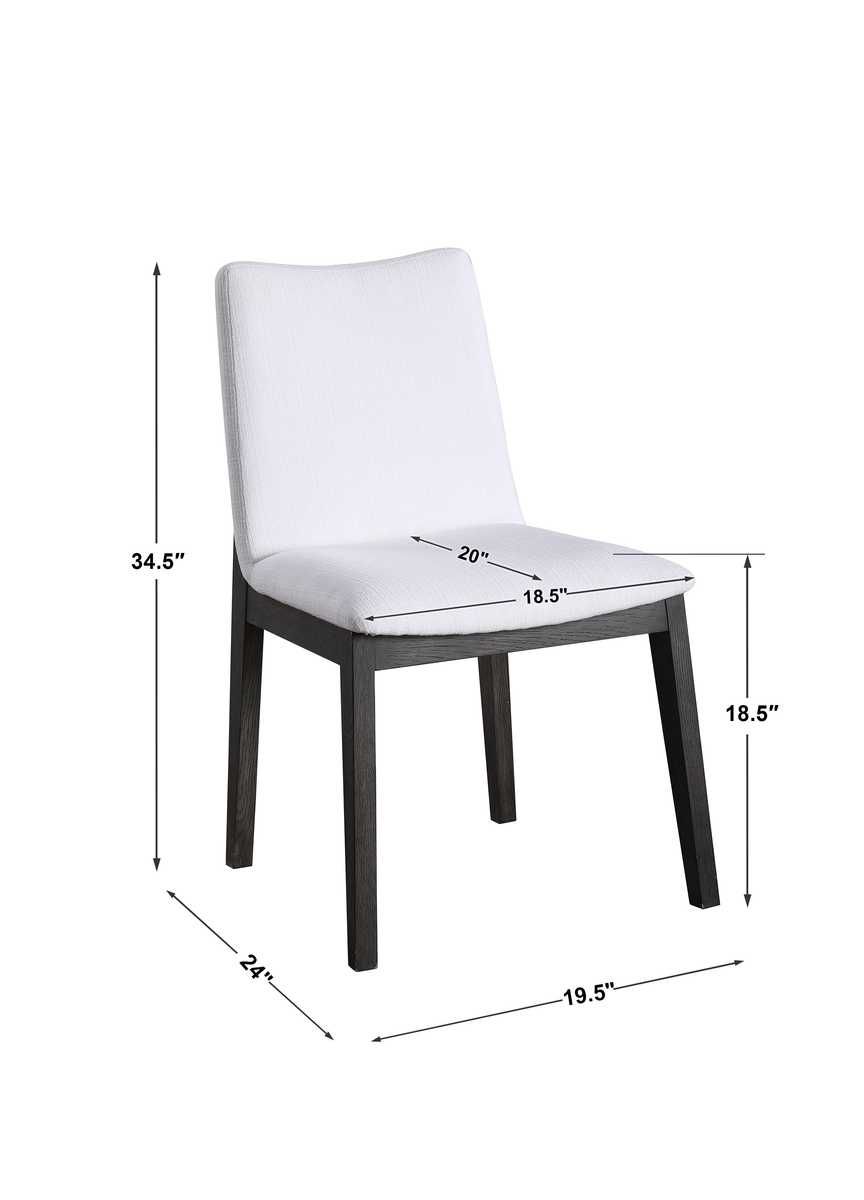 Delano Armless Chair, Espresso, 2 Per Box, Priced Each - durable construction for long-lasting use | Image 8 | InSTYLE Home & Rugs