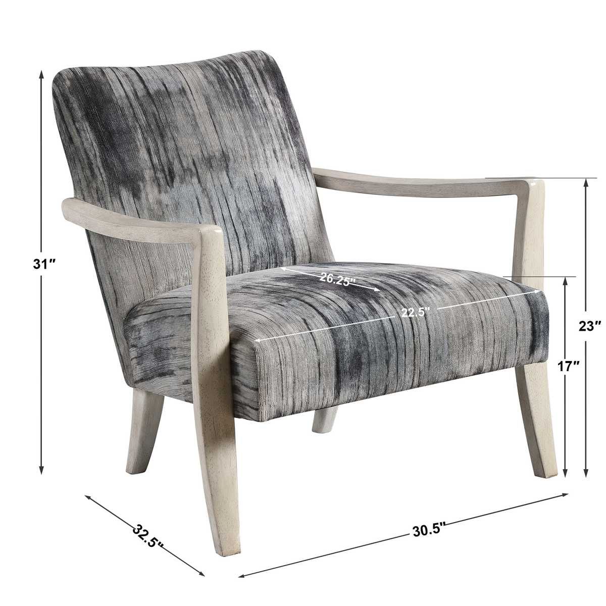 Watercolor Accent Chair - stylish accent chair to elevate your living room decor | Image 7 | InSTYLE Home & Rugs