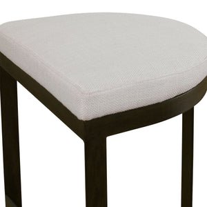 Ivanna Counter Stool, Black - perfect for modern counters | Image 3 | InSTYLE Home & Rugs