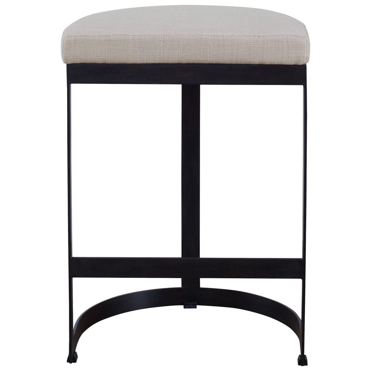 Ivanna Counter Stool, Black - perfect for modern counters | Image 5 | InSTYLE Home & Rugs