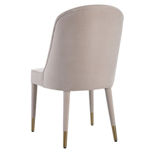 Brie Armless Chair, Champagne, 2 Per Box, Priced Each - variety of styles from classic to contemporary | Image 7 | InSTYLE Home & Rugs
