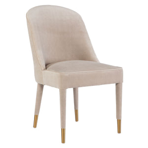 Brie Armless Chair, Champagne, 2 Per Box, Priced Each - variety of styles from classic to contemporary | Image 4 | InSTYLE Home & Rugs