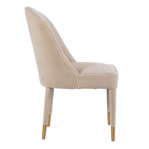 Brie Armless Chair, Champagne, 2 Per Box, Priced Each - variety of styles from classic to contemporary | Image 5 | InSTYLE Home & Rugs