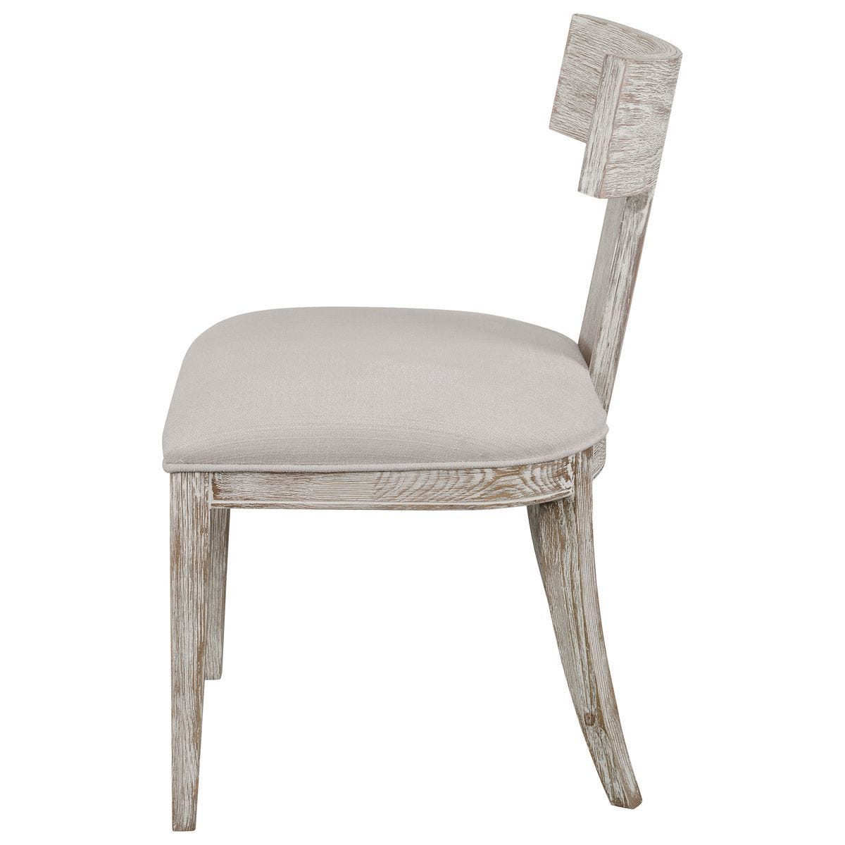 Idris Armless Chair, White, 2 Per Box, Priced Each - comfortable seating for dining and office spaces | Image 3 | InSTYLE Home & Rugs