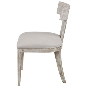 Idris Armless Chair, White, 2 Per Box, Priced Each - comfortable seating for dining and office spaces | Image 3 | InSTYLE Home & Rugs