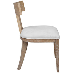 Idris Armless Chair, Natural - comfortable seating for dining and office spaces | Image 4 | InSTYLE Home & Rugs