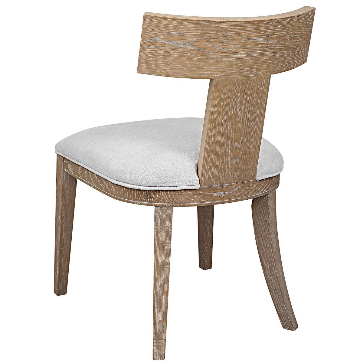 Idris Armless Chair, Natural - comfortable seating for dining and office spaces | Image 5 | InSTYLE Home & Rugs