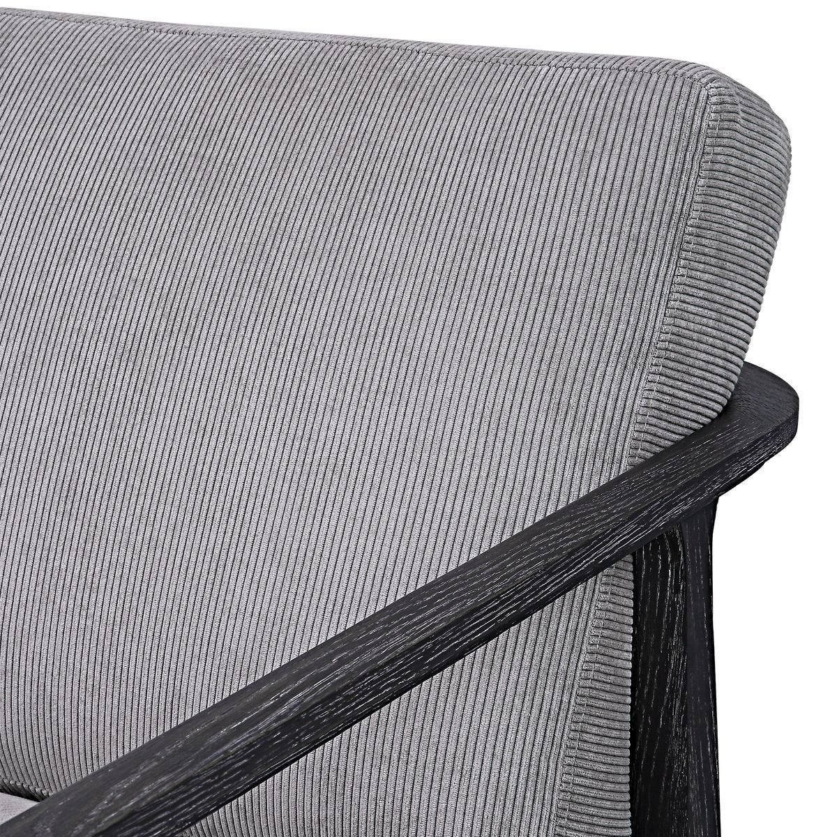 Brunei Accent Chair, Gray - compact accent chair for adding personality to any room | Image 7 | InSTYLE Home & Rugs