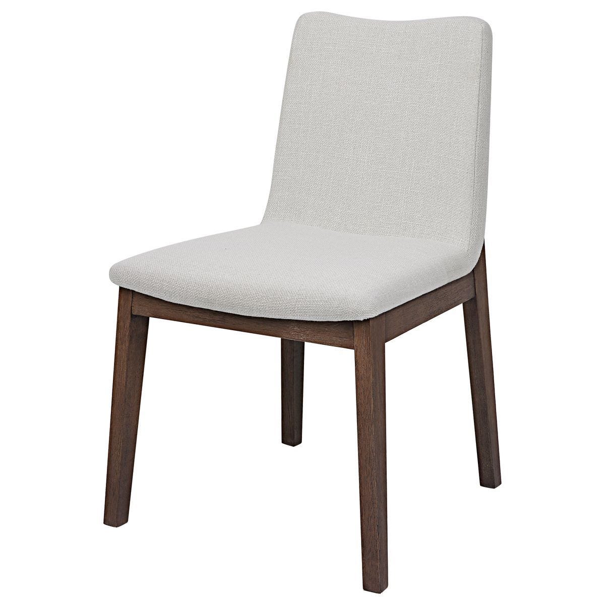 Delano Armless Chair, Walnut, 2 PER BOX, Priced Each - durable construction for long-lasting use | Image 3 | InSTYLE Home & Rugs