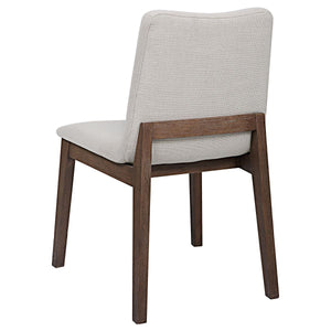 Delano Armless Chair, Walnut, 2 PER BOX, Priced Each - durable construction for long-lasting use | Image 5 | InSTYLE Home & Rugs