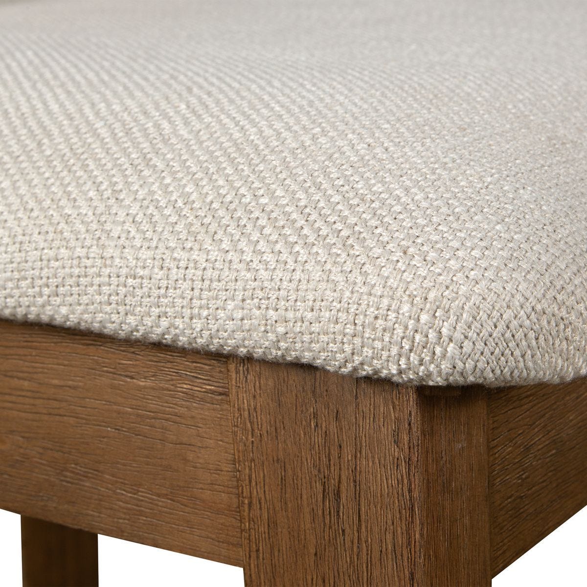 Delano Armless Chair, Walnut, 2 PER BOX, Priced Each - durable construction for long-lasting use | Image 6 | InSTYLE Home & Rugs