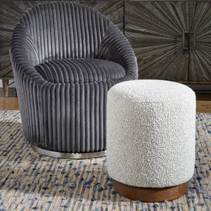 Avila Ottoman, Gray - chic ottoman for living rooms | Image 5 | InSTYLE Home & Rugs