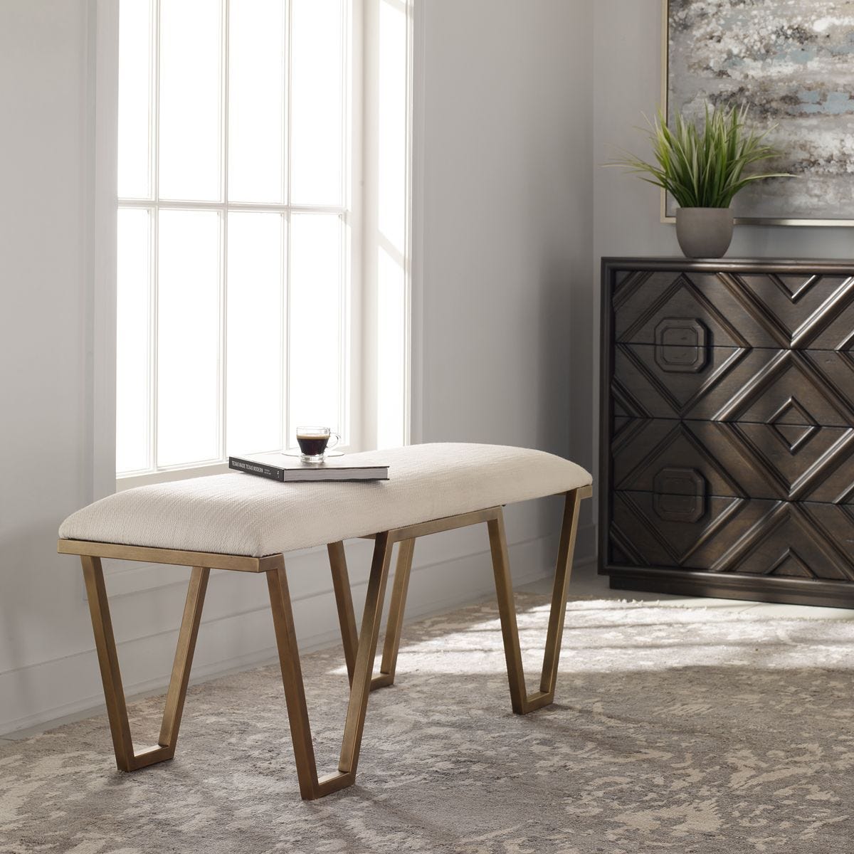 Farrah Bench - stylish bench for any space | Image 7 | InSTYLE Home & Rugs