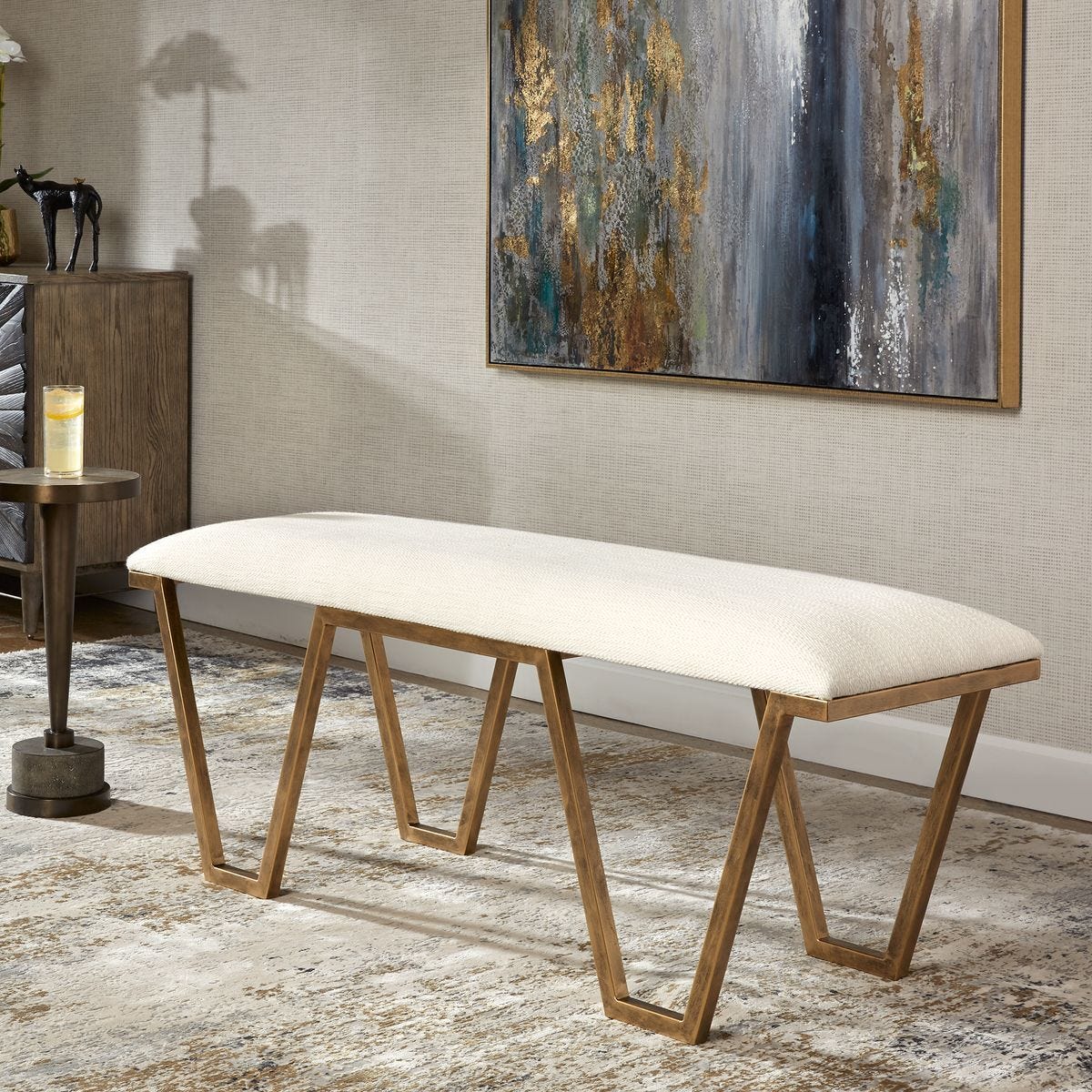 Farrah Bench - stylish bench for any space | Image 6 | InSTYLE Home & Rugs