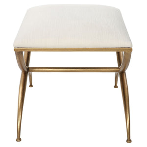 Crossing Small Bench, White - durable bench with modern style | Image 4 | InSTYLE Home & Rugs