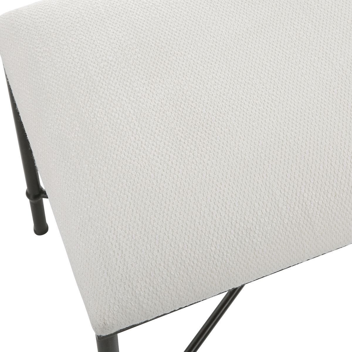 Avenham Small Bench, Black - stylish bench for any space | Image 5 | InSTYLE Home & Rugs