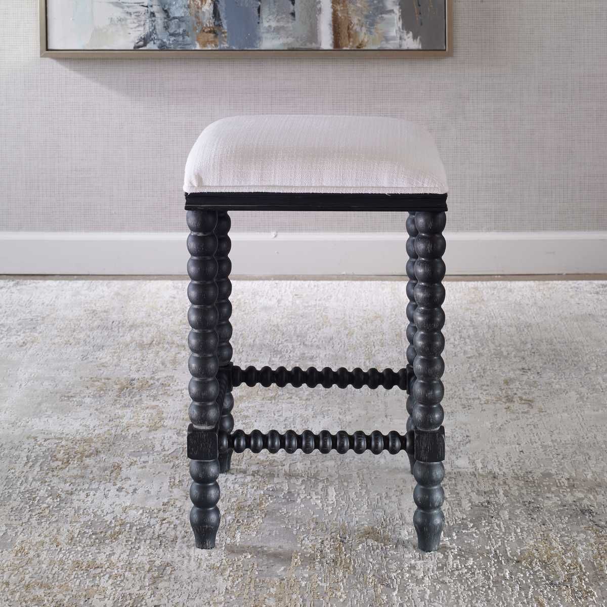 Pryce Counter Stool, Black - perfect for modern counters | Image 8 | InSTYLE Home & Rugs