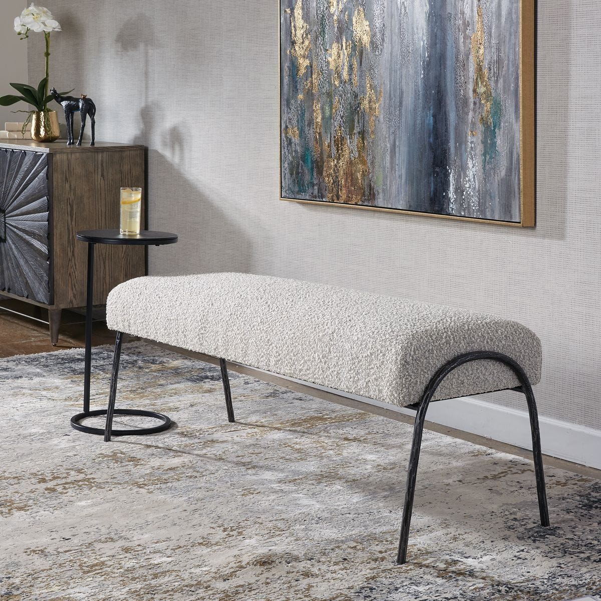 Jacobsen Bench - perfect for entryways or patios | Image 1 | InSTYLE Home & Rugs