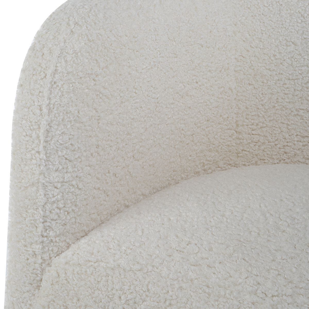Jacobsen Accent Chair, Natural Shearling - modern accent chair with comfortable cushioning and sleek design | Image 6 | InSTYLE Home & Rugs