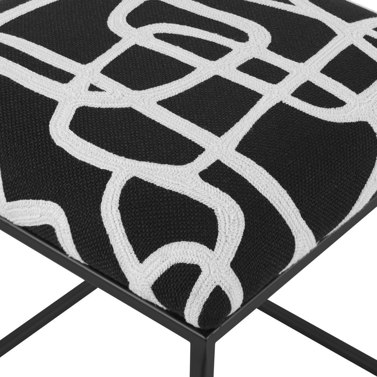 Twists and Turns Accent Stool - available in various heights | Image 4 | InSTYLE Home & Rugs