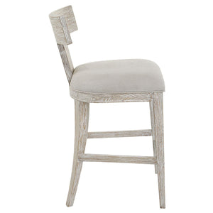 Idris Counter Stool, White - perfect for modern counters | Image 3 | InSTYLE Home & Rugs