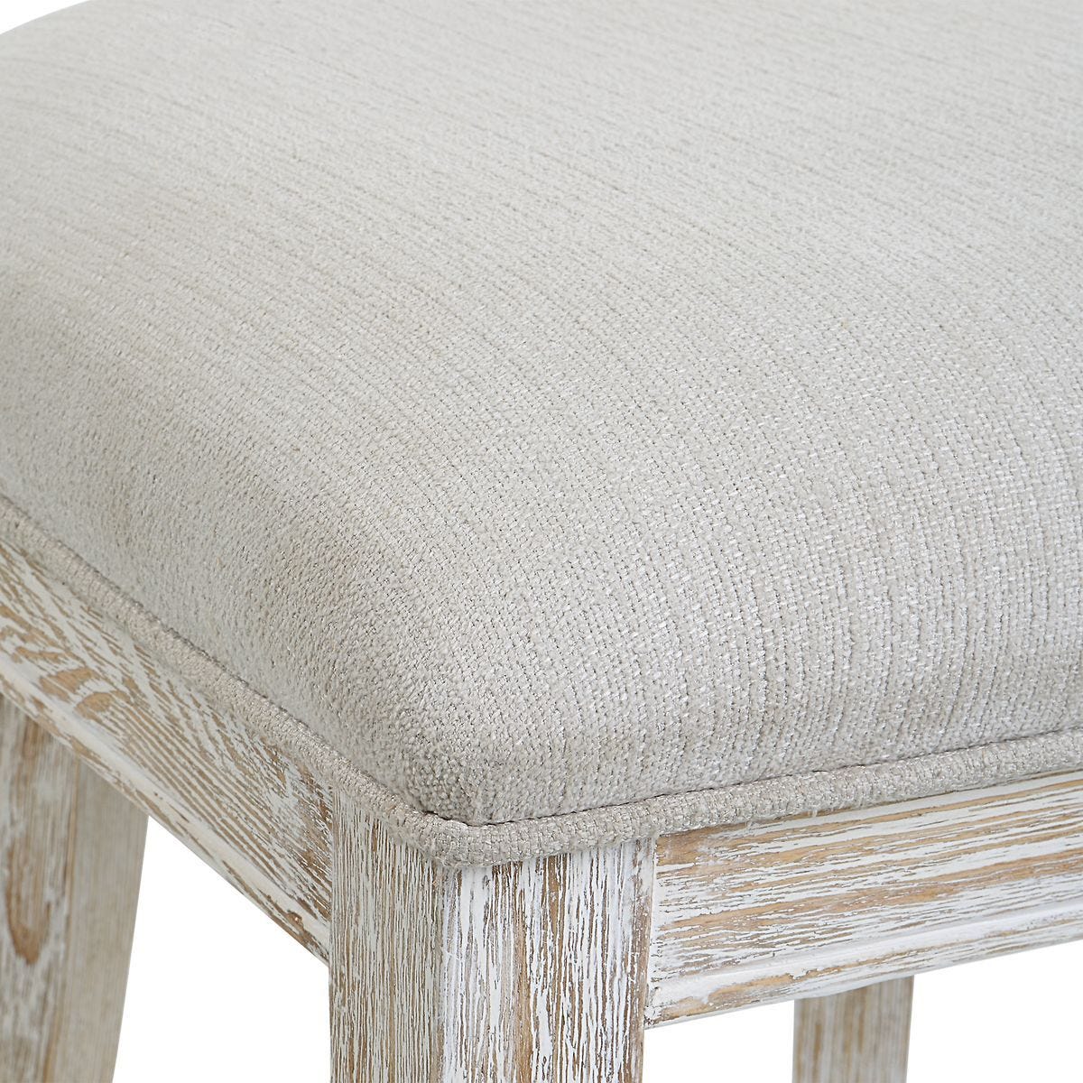 Idris Counter Stool, White - perfect for modern counters | Image 6 | InSTYLE Home & Rugs