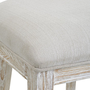 Idris Counter Stool, White - perfect for modern counters | Image 6 | InSTYLE Home & Rugs