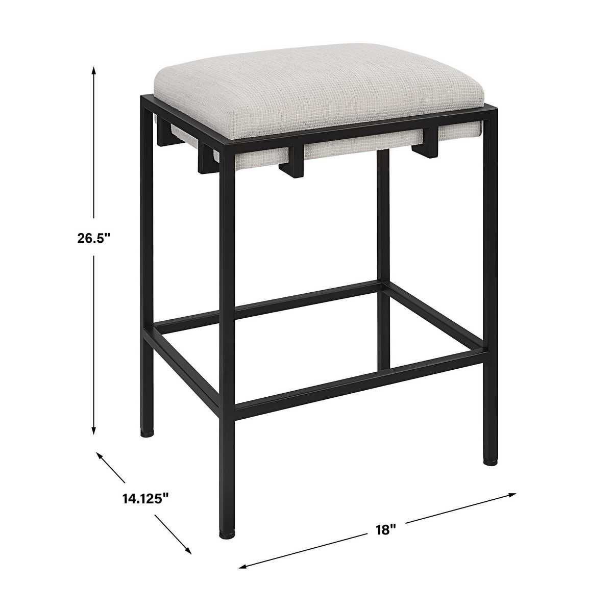 Paradox Counter Stool - perfect for modern counters | Image 6 | InSTYLE Home & Rugs