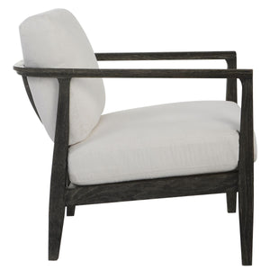 Brunei Accent Chair, White - stylish accent chair to elevate your living room decor | Image 4 | InSTYLE Home & Rugs